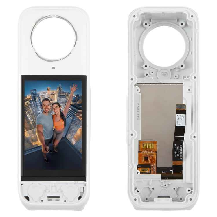 For Insta360 X5 Original LCD Screen Digitizer Full Assembly with Middle Frame, For Insta360 X5(Original,White)