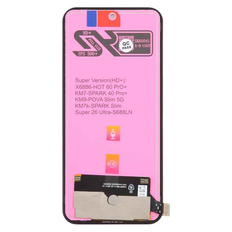 For Tecno Spark Slim KM7k TFT LCD Screen with Digitizer Full Assembly, For Tecno Spark Slim(TFT)