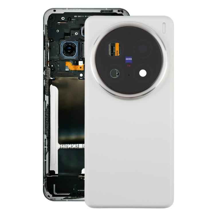 For vivo X200 Pro 5G Battery Back Cover with Camera Lens Frame, For vivo X200 Pro 5G
