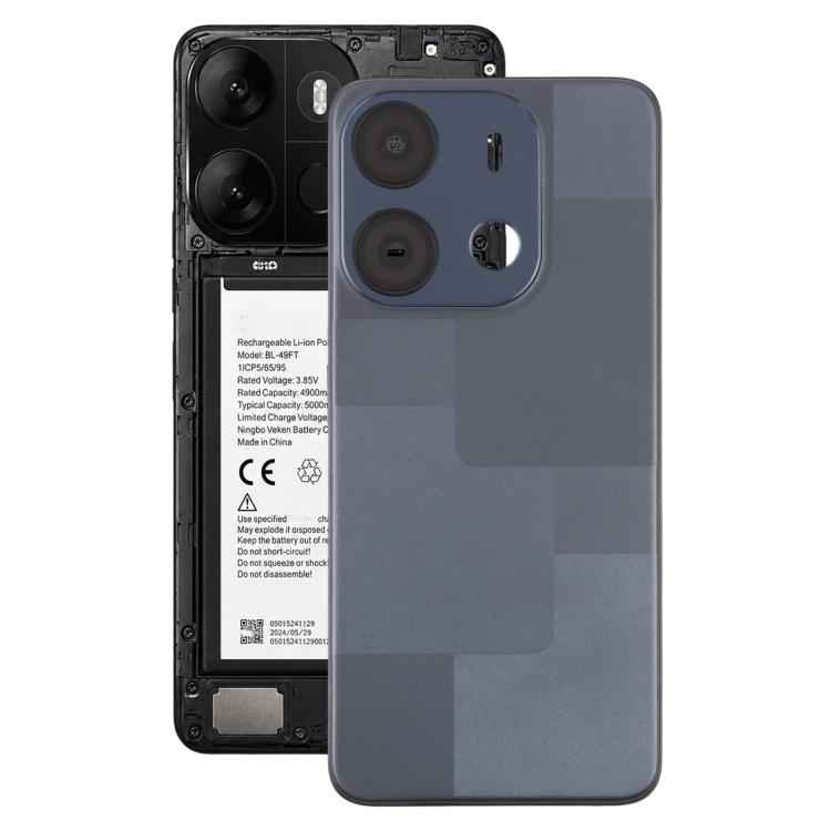 For Tecno Pop 7 BF6 Original Battery Back Cover with Camera Lens Frame / Side Keys