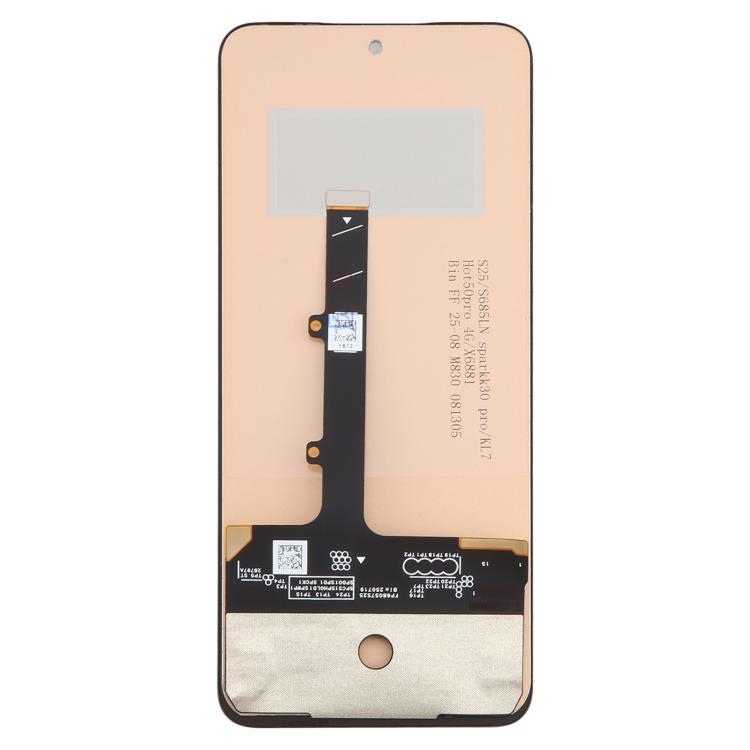 For Itel S25 S685LN OEM LCD Screen with Digitizer Full Assembly, Not Supporting Fingerprint Identification, For Itel S25