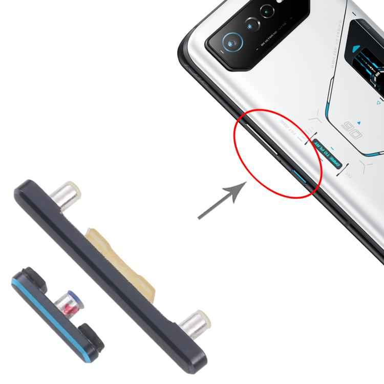 For Asus ROG Phone 6D Ultimate 1set Power Button + Volume Control Button, For Asus ROG Phone 6D Ultimate