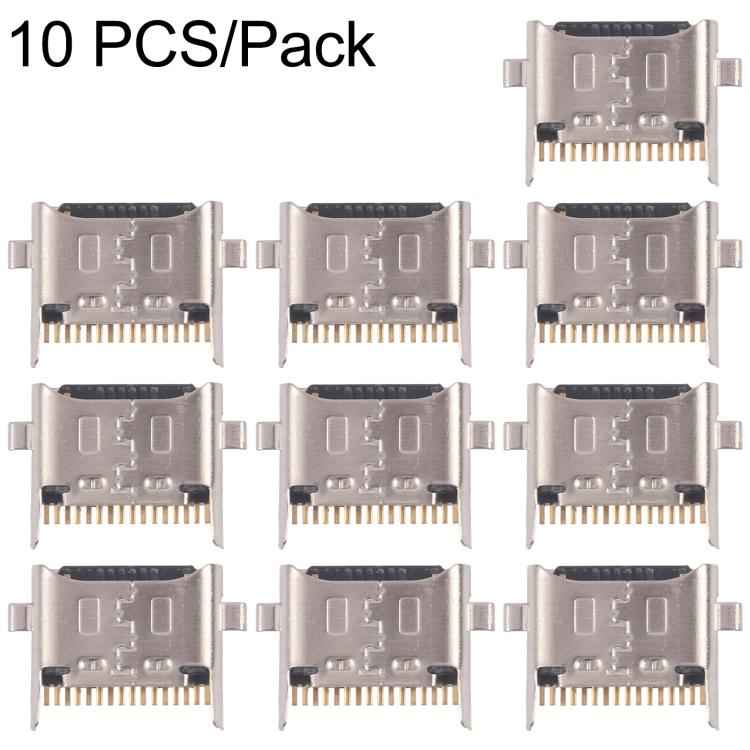 For Galaxy Tab A11 SM-X130/X133/X135 10pcs Original Charging Port Connector, For Galaxy Tab A11(Original)