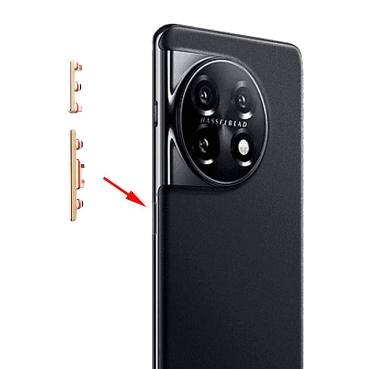 Botón de encendido y botón de control de volumen para OnePlus 11, para OnePlus 11, para OnePlus 11 (dorado), para OnePlus 11 (cian)