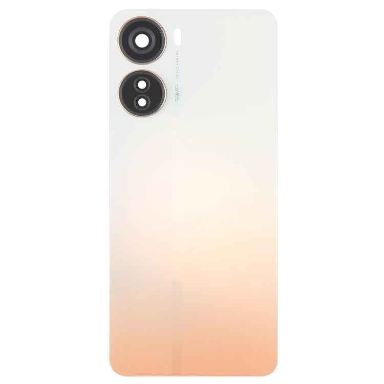 For ZTE Axon 40 Lite Plastic Battery Back Cover with Camera Lens Cover