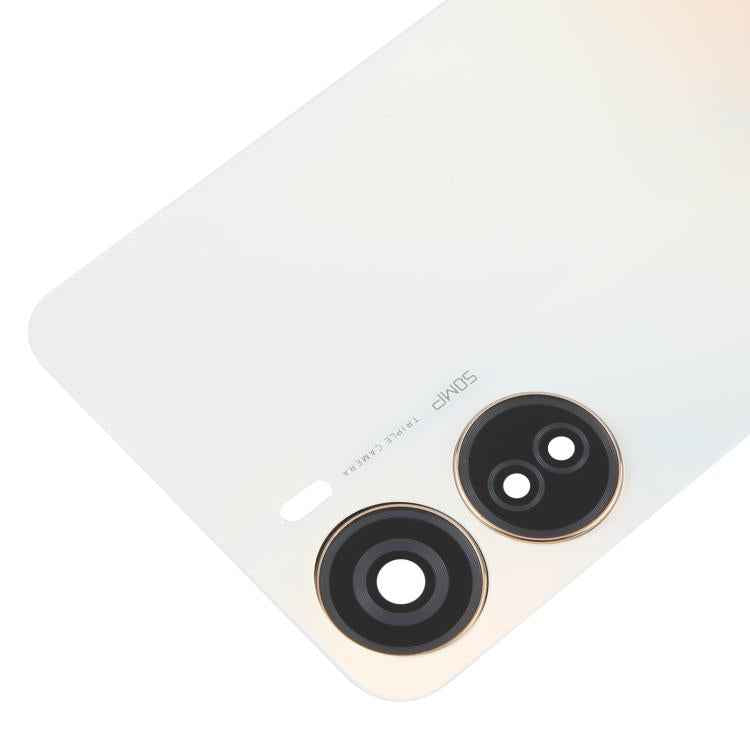 For ZTE Axon 40 Lite Plastic Battery Back Cover with Camera Lens Cover