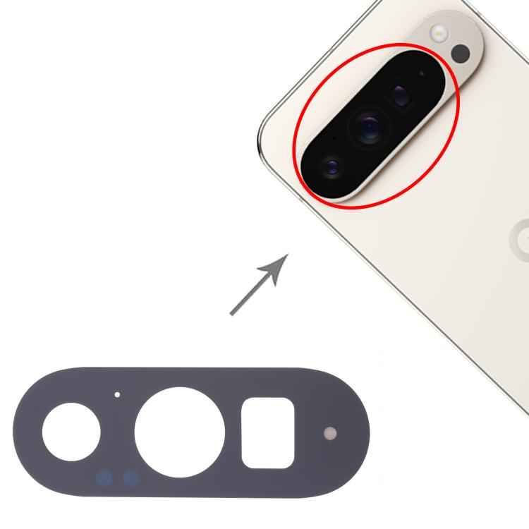 For Google Pixel 9 XL 10pcs Back Camera Lens