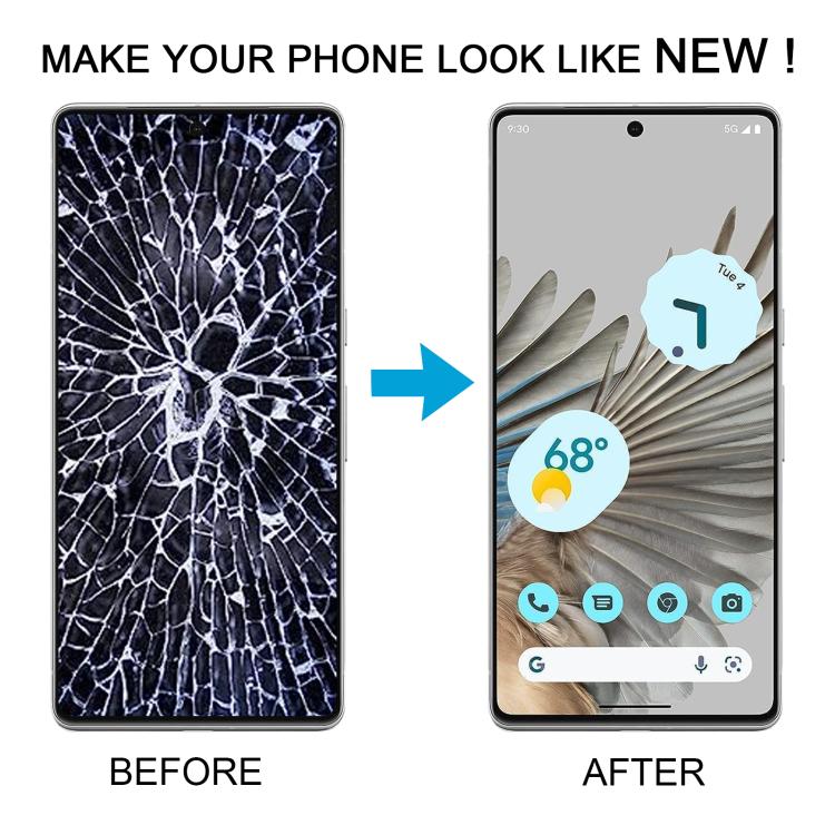 For Google Pixel 7 Pro GP4BC GE2AE GFE4J OLED LCD Screen Digitizer Full Assembly with Frame, Support 120Hz High Refresh Rate