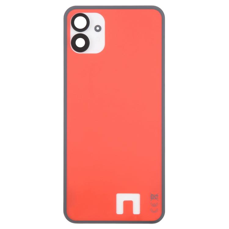 For Nothing Phone 1 A063 Glass Battery Back Cover with Camera Lens Frame, For Nothing Phone 1(with Camera Lens Frame)