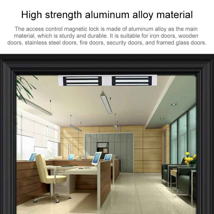 YH-180D Double Door Magnetic Lock (180kg)