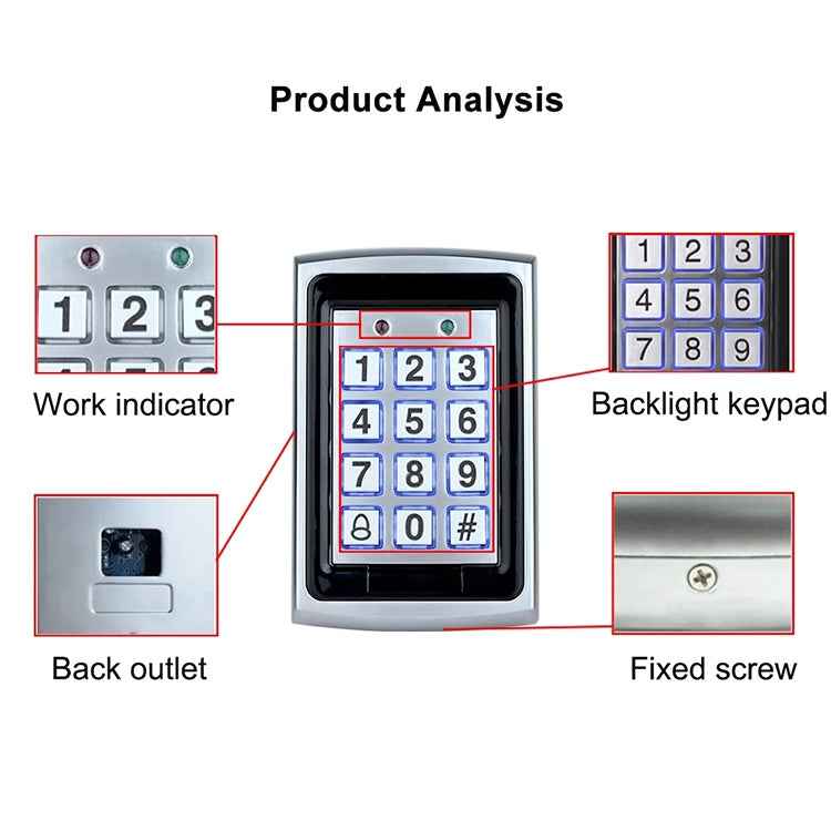 Standalone Keypad Access Control System (7612)
