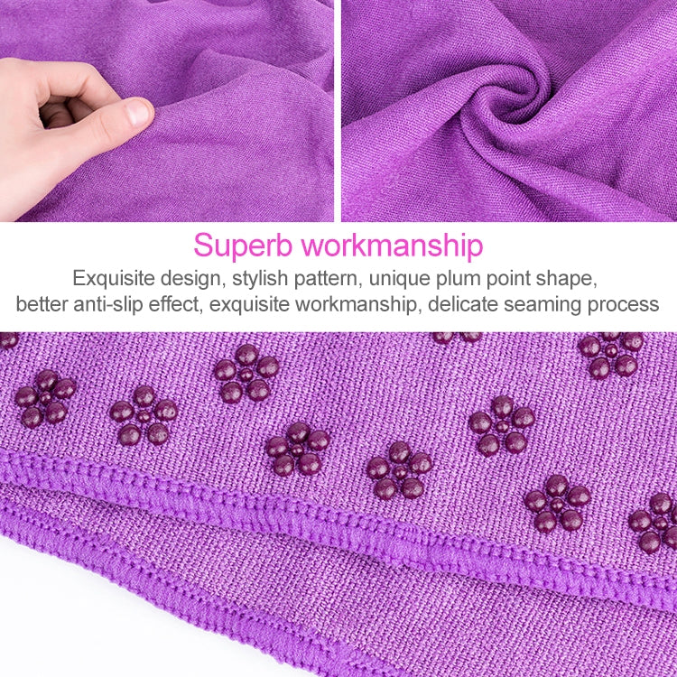 Microfiber Thickening Non-slip Yoga Blanket Long Washable Yoga Mat , Random Color Delivery, 183x63cm Random Color