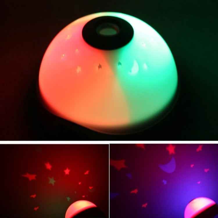 Color Night Light With Projecting Clock
