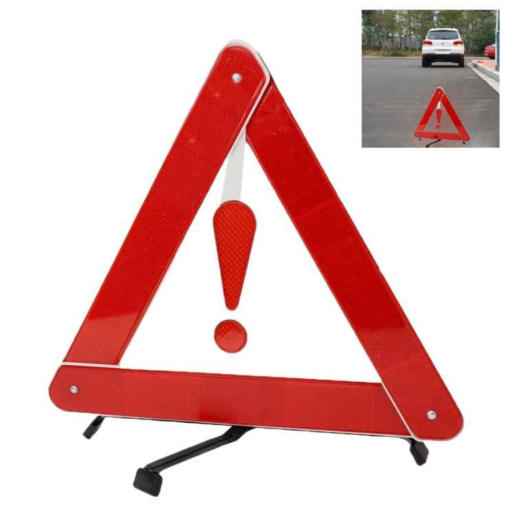 Foldable Reflective Triangle Safety Warning Board, Size: 39.5cm x 35cm
