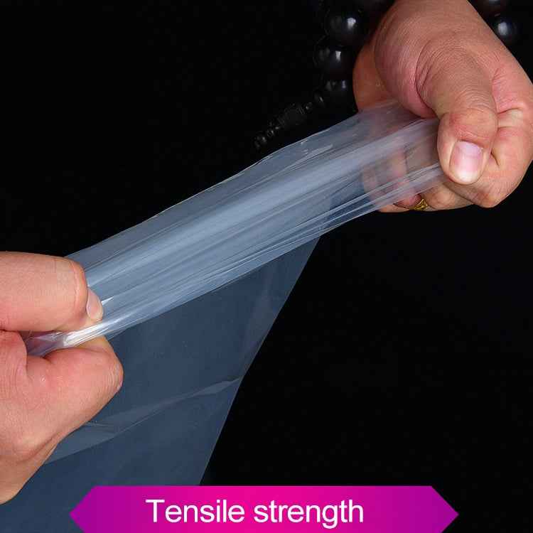 100 PCS Sealer Closer Machine Special Transparent Plastic Bag with Customized Logo & Design, Size: 18cm x 26cm