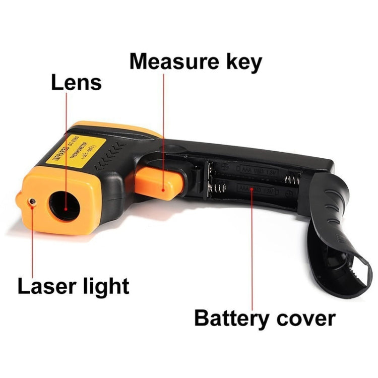 Infrared Thermometer, Temperature Range: -50 - 380 Degrees Celsius (D:S = 12:1)