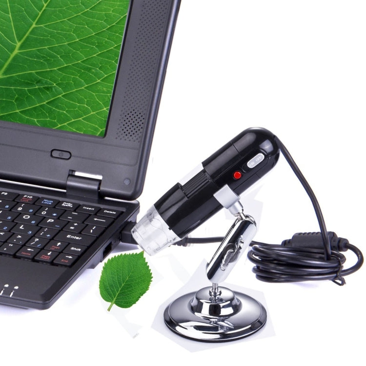 1.3 Mega pixels 200x USB digital microscope with 8 LED White light