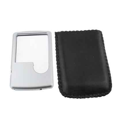 1 LED Illuminated Credit Card Design 6X / 3X Jewelry Magnifier