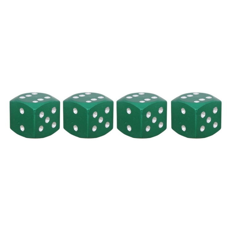 Universal 8mm Dice Style Aluminium Alloy Car Tire Valve Caps, Pack of 4, Dice Style 5, Dice Style 5, Dice Style 4, Dice Style, Dice Shape 5