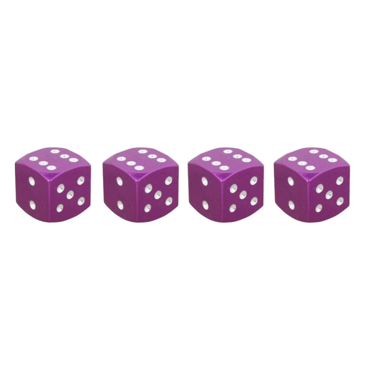 Universal 8mm Dice Style Aluminium Alloy Car Tire Valve Caps, Pack of 4, Dice Style, Dice Shape 5, Dice Style 5, Dice Style 5, Dice Style 4