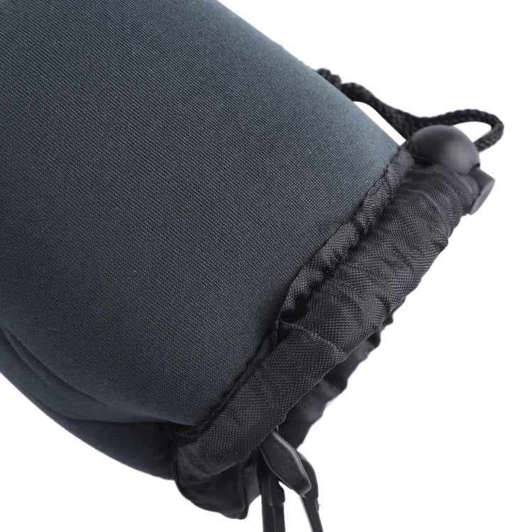 Neoprene SLR Camera Lens Carrying Bag Pouch Bag with Carabiner, Size: 8x10cm