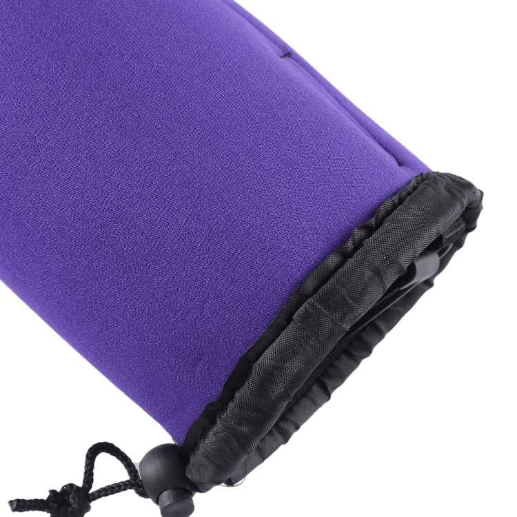 Neoprene SLR Camera Lens Carrying Bag Pouch Bag with Carabiner, Size: 10x22cm