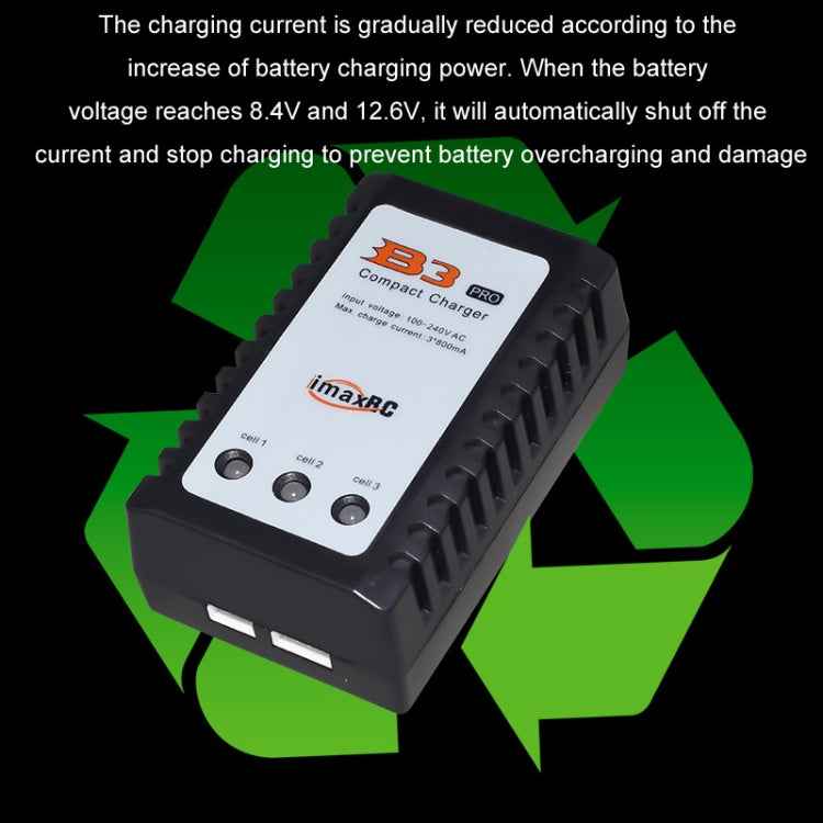 ImaxRC 7.4V/11.1V 2S/3S Model Aircraft Drone Lithium Battery Intelligent Balance Charger