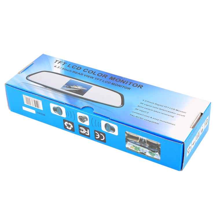 4.3 inch 480*272 Rear View TFT-LCD Color Car Monitor, Support Reverse Automatic Screen Function