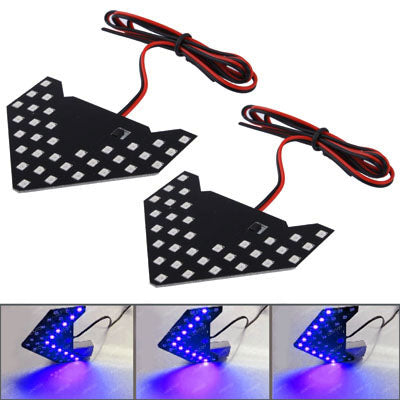 Universal Amber Sequential Blue 33 LED 3528 SMD Arrows Light for Car Side Mirror Turn Signal , S-CMS-0160BE, S-CMS-0160R, S-CMS-0160Y