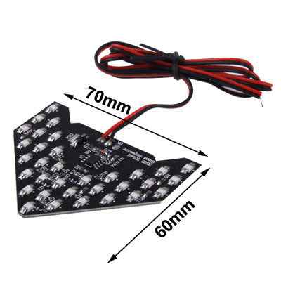 Universal Amber Sequential Blue 33 LED 3528 SMD Arrows Light for Car Side Mirror Turn Signal , S-CMS-0160BE, S-CMS-0160R, S-CMS-0160Y