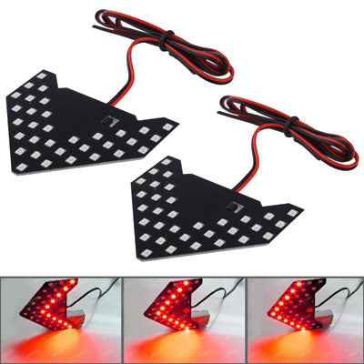 Universal Amber Sequential Blue 33 LED 3528 SMD Arrows Light for Car Side Mirror Turn Signal
