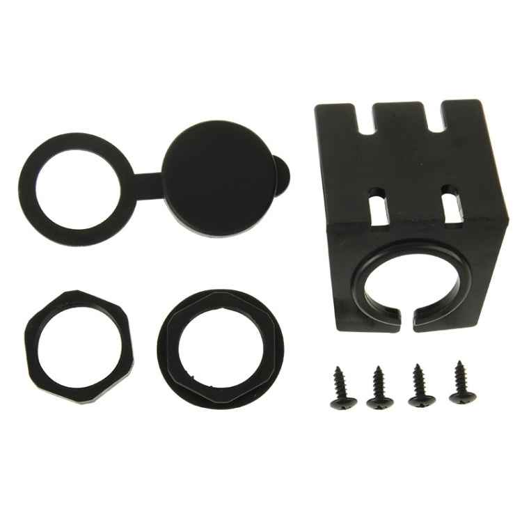 USB 2.0 & 3.5mm Male to Female Extension Cable with Car Flush Mount, Length: 2m