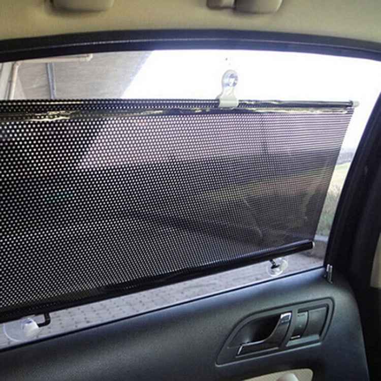 Retractable Car Sun Shade for Automobile Side Window, Size: 60cm x 40cm, Random Color Delivery
