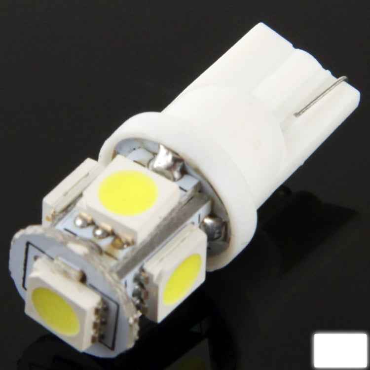 T10 5 LED 5050 SMD Car Signal Light Bulb, Pair, Pair, Green