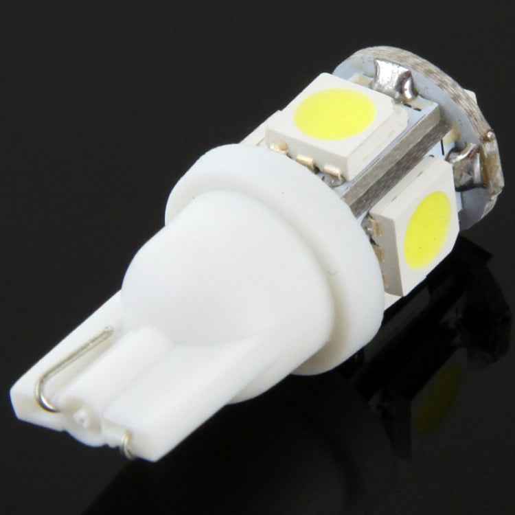 T10 5 LED 5050 SMD Car Signal Light Bulb, Pair, Pair, Green