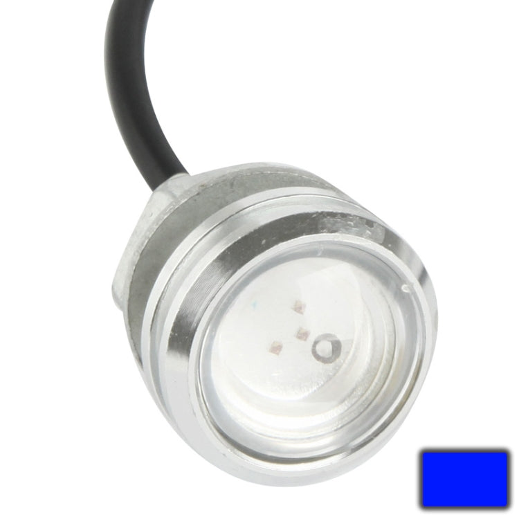 3W Waterproof Eagle Eye Light LED Light for Vehicles, Cable Length: 60cm, Warm White, 蓝光, Green, Red