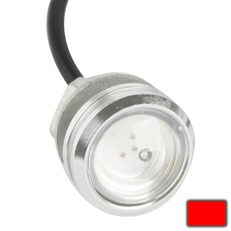 3W Waterproof Eagle Eye Light LED Light for Vehicles, Cable Length: 60cm, Green, Red, Warm White, 蓝光