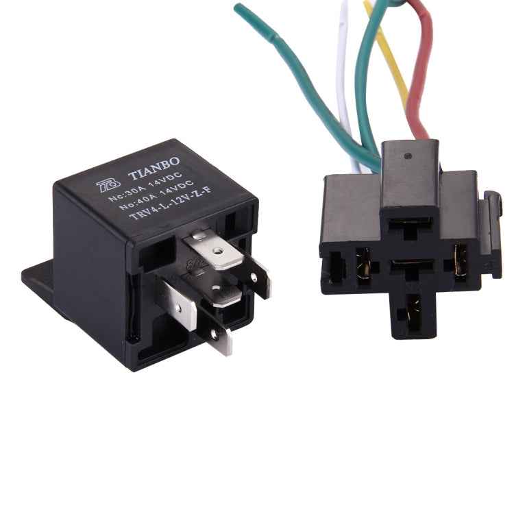 Car Electric Relay, 12V 40A
