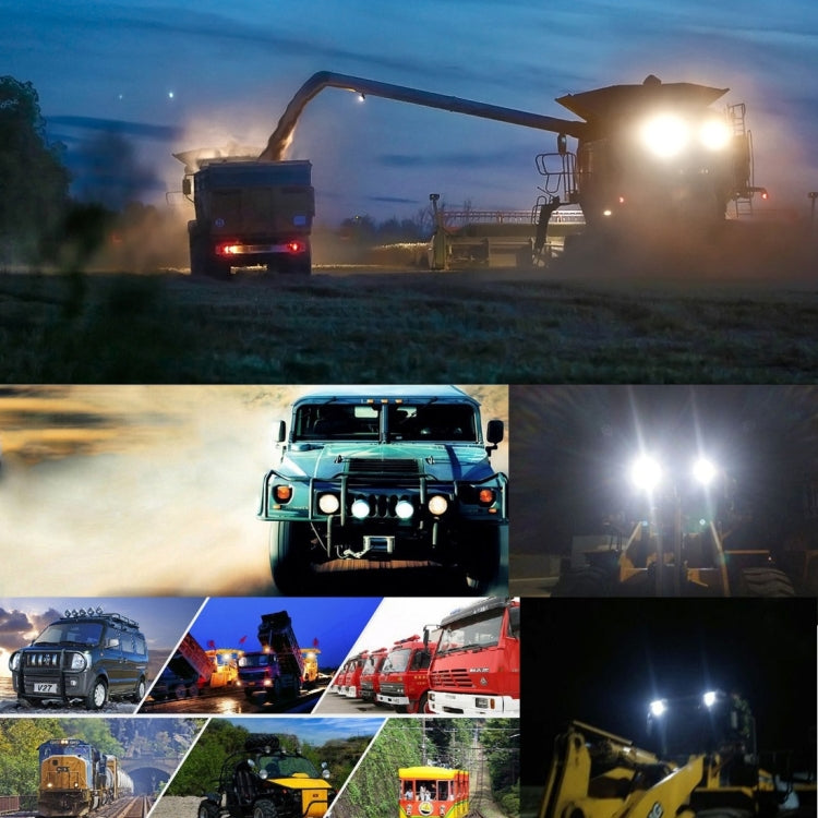 18W 6 LED White Light Floodlight Engineering Lamp / Waterproof IP67 SUVs Light, DC 10-30V