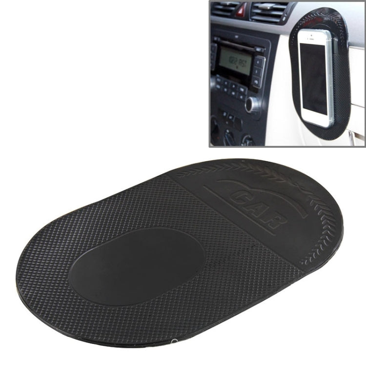 Car Anti-Slip Sticky Mat for Mobile Phone / MP3 / MP4, Size: 18.2x12x0.2cm, Anti-Slip Sticky Mat(Transparent), Anti-Slip Sticky Mat(Black)