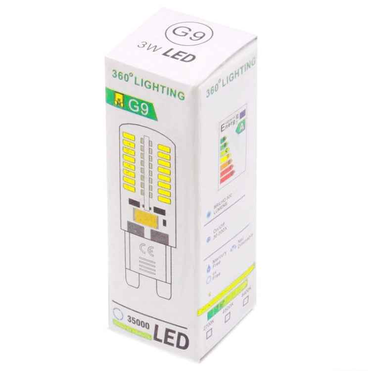 G9 3W 220-240LM 48-2835-LED Car Light Bulb, AC 220V, S-CMS-0571W, S-CMS-0571WW