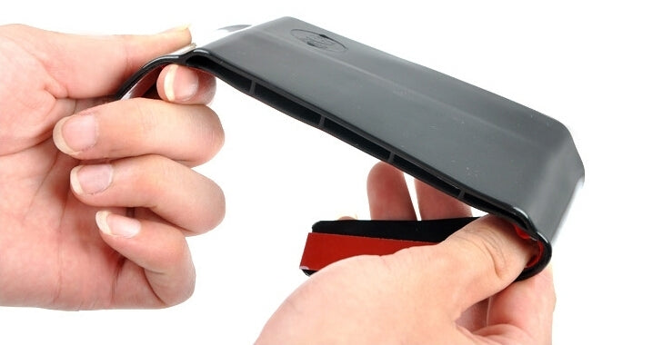 2 PCS Flexible Shielding Rain Board Rain Eyebrow with Wind Guide Apparatus for Car Rearview Mirrors, Flexible Shielding Rain Board