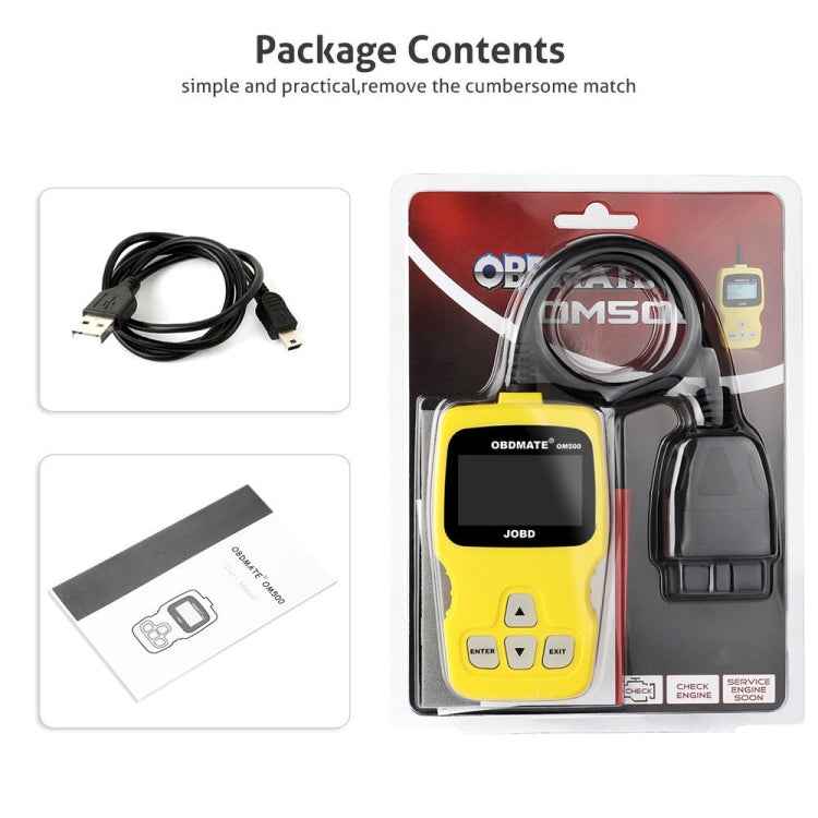 OBDMATE OM500 OBDII / EOBD / JOBD Code Reader