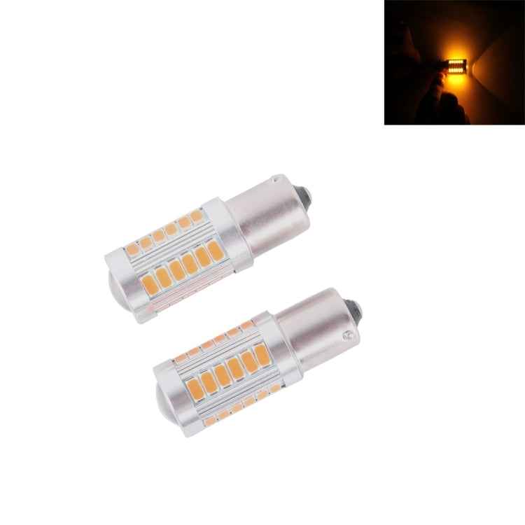 2PCS 1156/BA15S 16.5W 1155LM 630-660nm 33 LED SMD 5630 Red Light Car Brake Light Lamp Bulb for Vehicles , DC12V