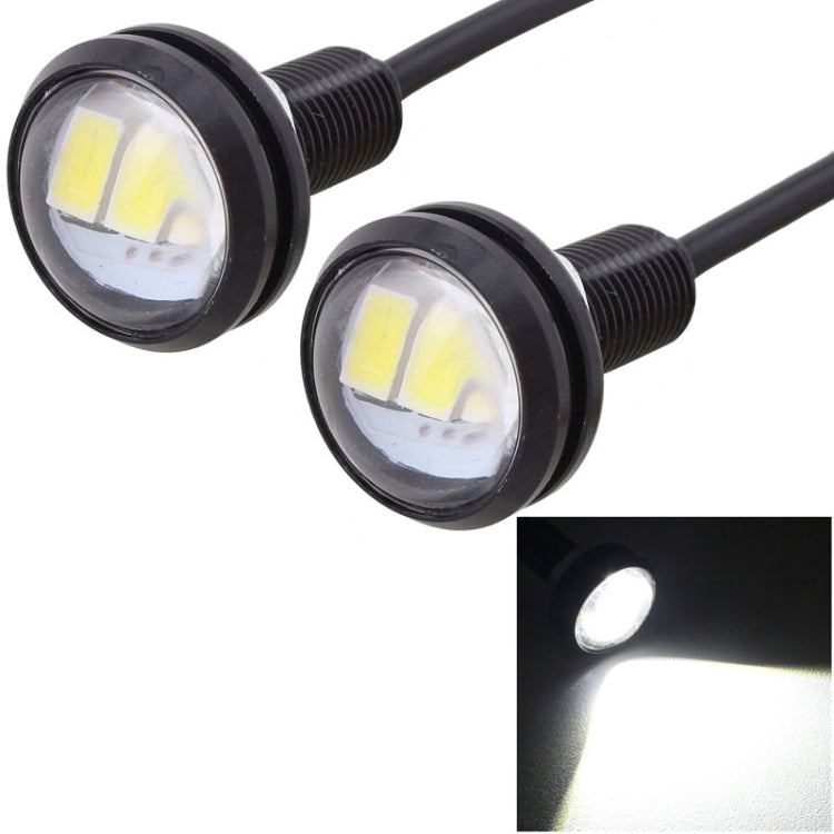 2 PCS MZ 22.5mm 1.5W 150LM White Light 3 LED SMD 5630 Spotlight Eagle Eye Light Daytime Running Light for Vehicles, S-CMS-1734G, S-CMS-1734L, S-CMS-1734R, S-CMS-1734W