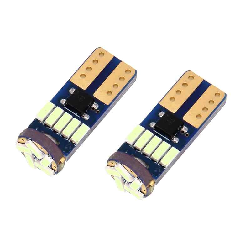 2PCS T10 3W 450LM 15 LED 4014 SMD LED Decode Error-Free Canbus Car Clearance Lamp,DC12V