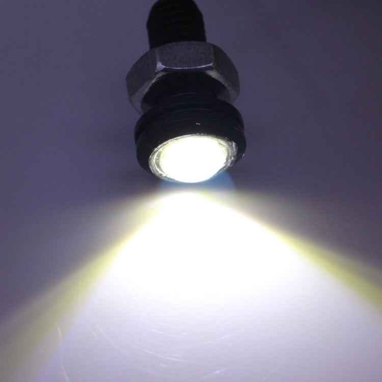 2 PCS 2x 2W Waterproof Eagle Eye Light White LED Light for Vehicles, Cable Length: 60cm