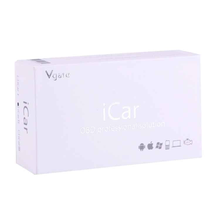 Vgate iCar II Super Mini ELM327 OBDII Bluetooth V3.0 Car Scanner Tool, Support Android OS, Support All OBDII Protocols