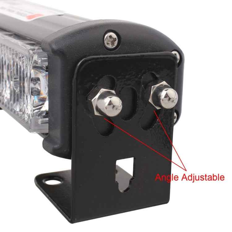 2 PCS 6 inch 6 LED 2 x 18W Car Flash Warning Light Red + Blue Change White Waterproof Emergency Light, DC 12V