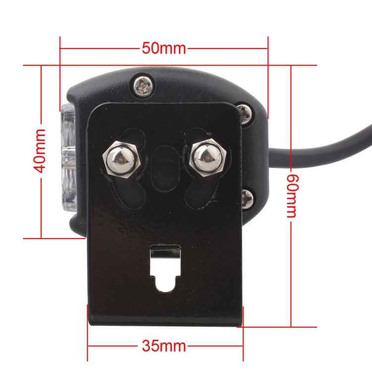 2 PCS 6 inch 6 LED 2 x 18W Car Flash Warning Light Yellow Change White Waterproof Emergency Light, DC 12V